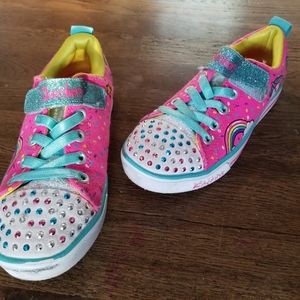 Girls light up skechers